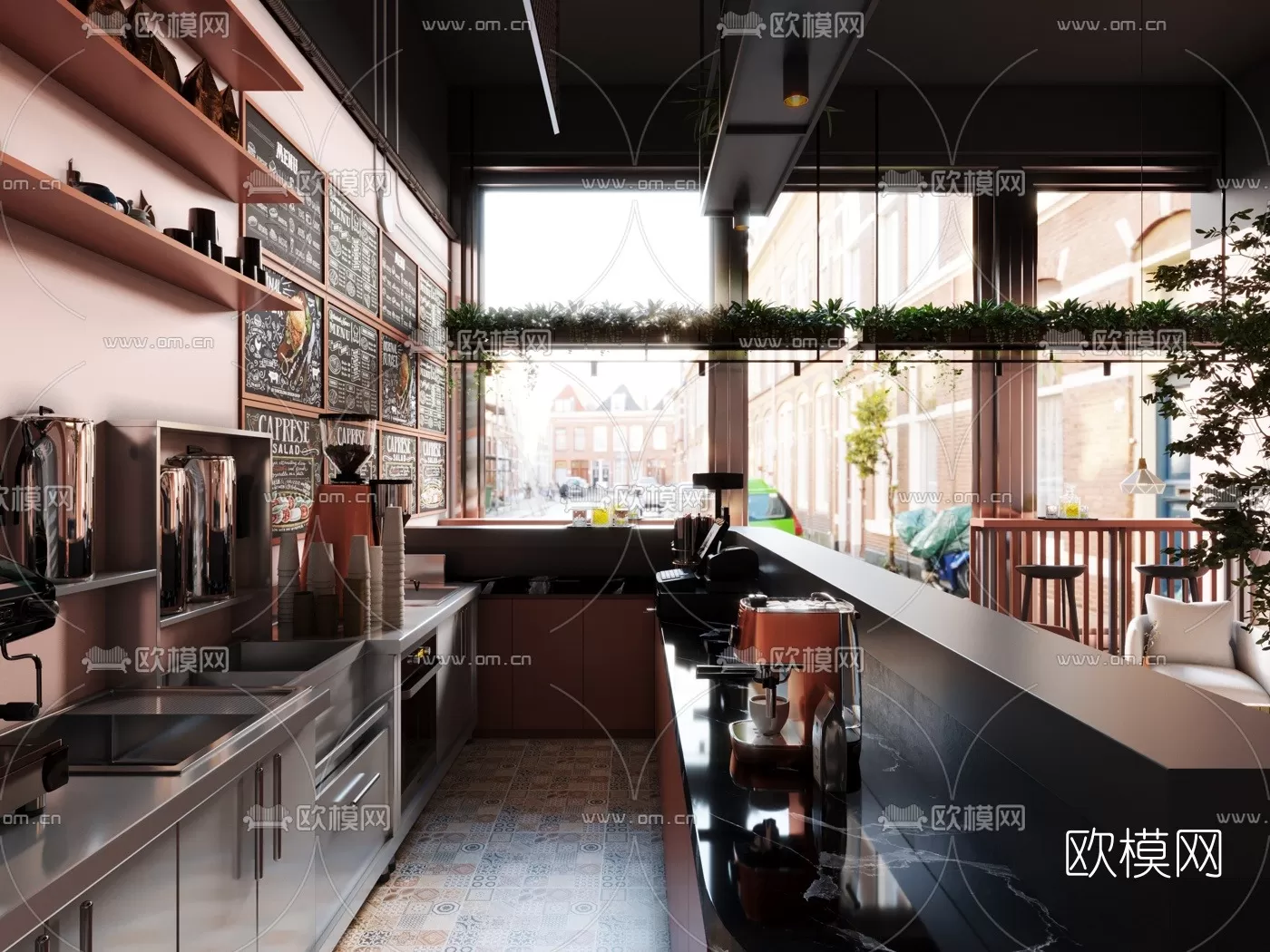 COFFEE SHOP 3D MODELS – 003 – PRO