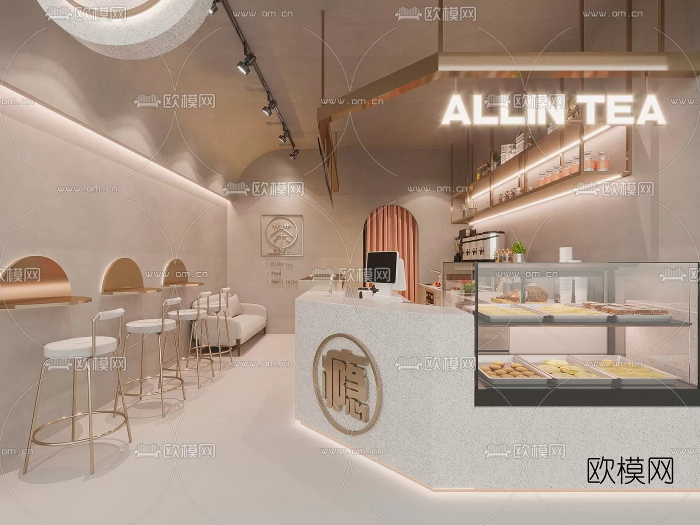 COFFEE SHOP 3D MODELS – 014 – PRO