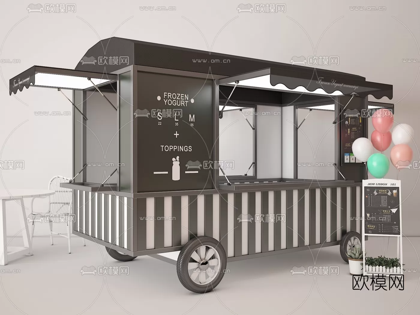 COFFEE SHOP 3D MODELS – 024 – PRO