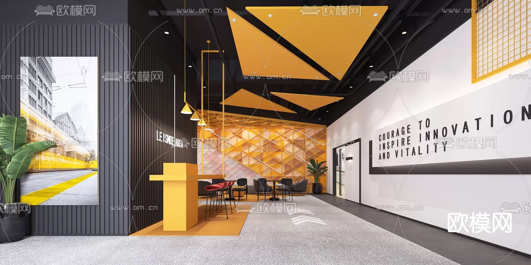 COFFEE SHOP 3D MODELS – 025 – PRO