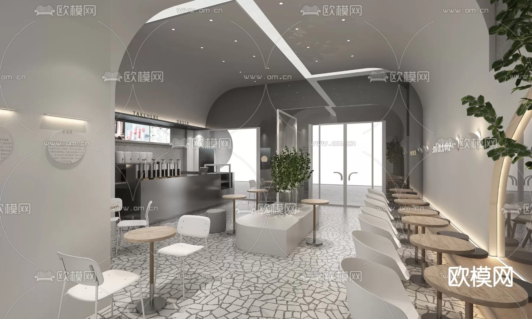 COFFEE SHOP 3D MODELS – 035 – PRO