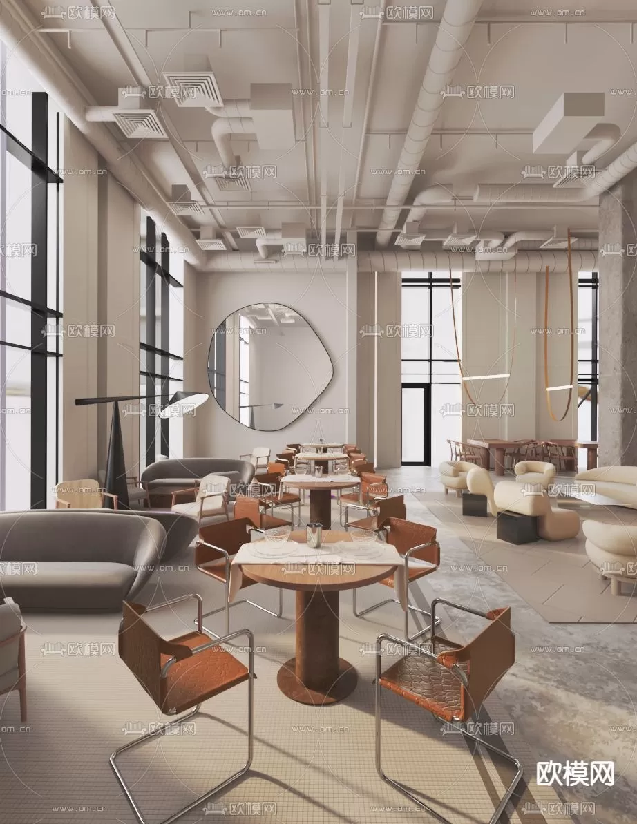 COFFEE SHOP 3D MODELS – 036 – PRO