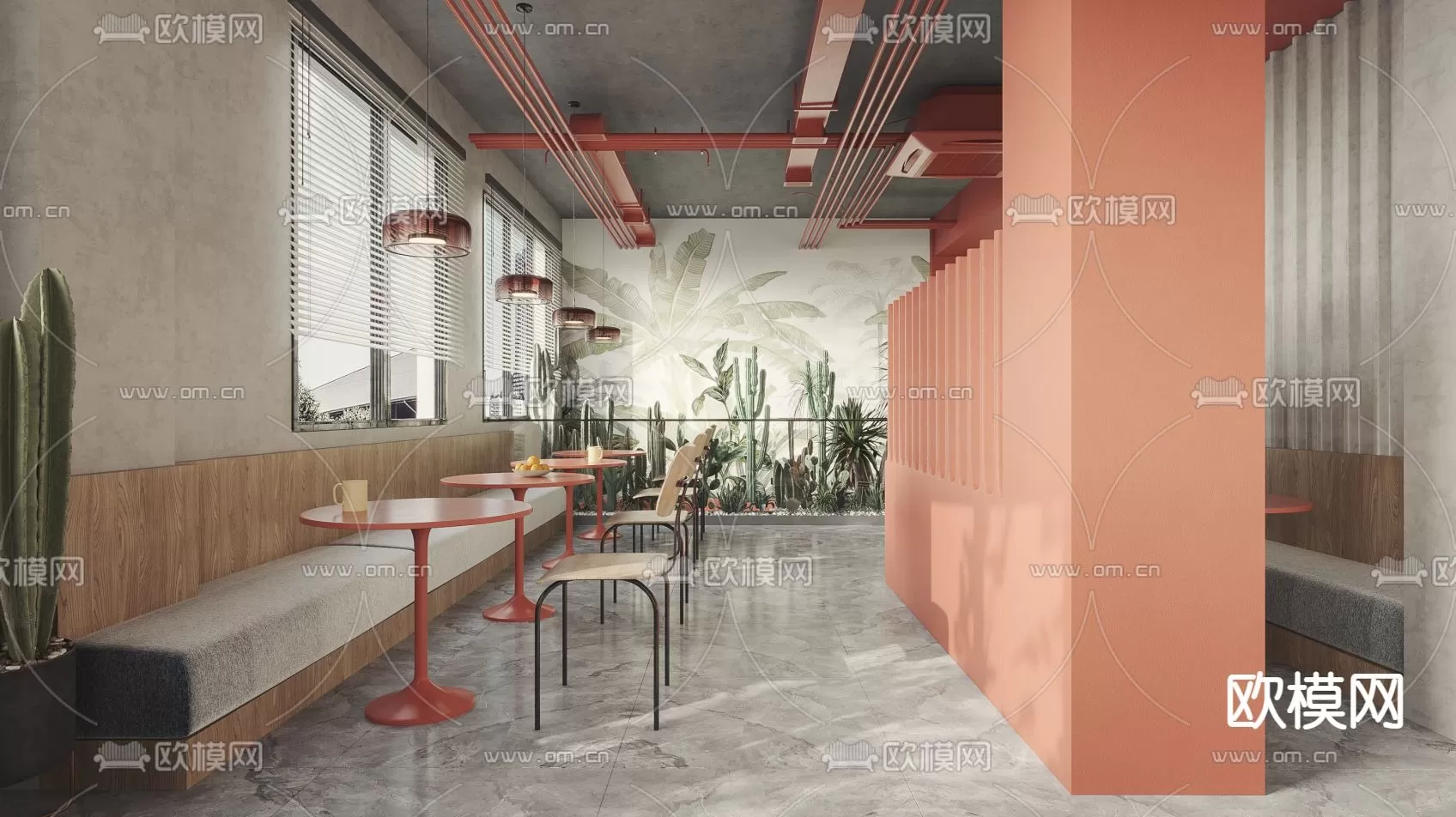 COFFEE SHOP 3D MODELS – 038 – PRO