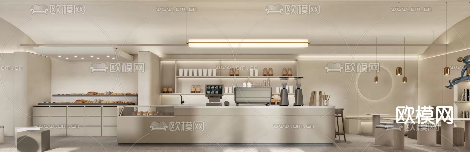 COFFEE SHOP 3D MODELS – 041 – PRO