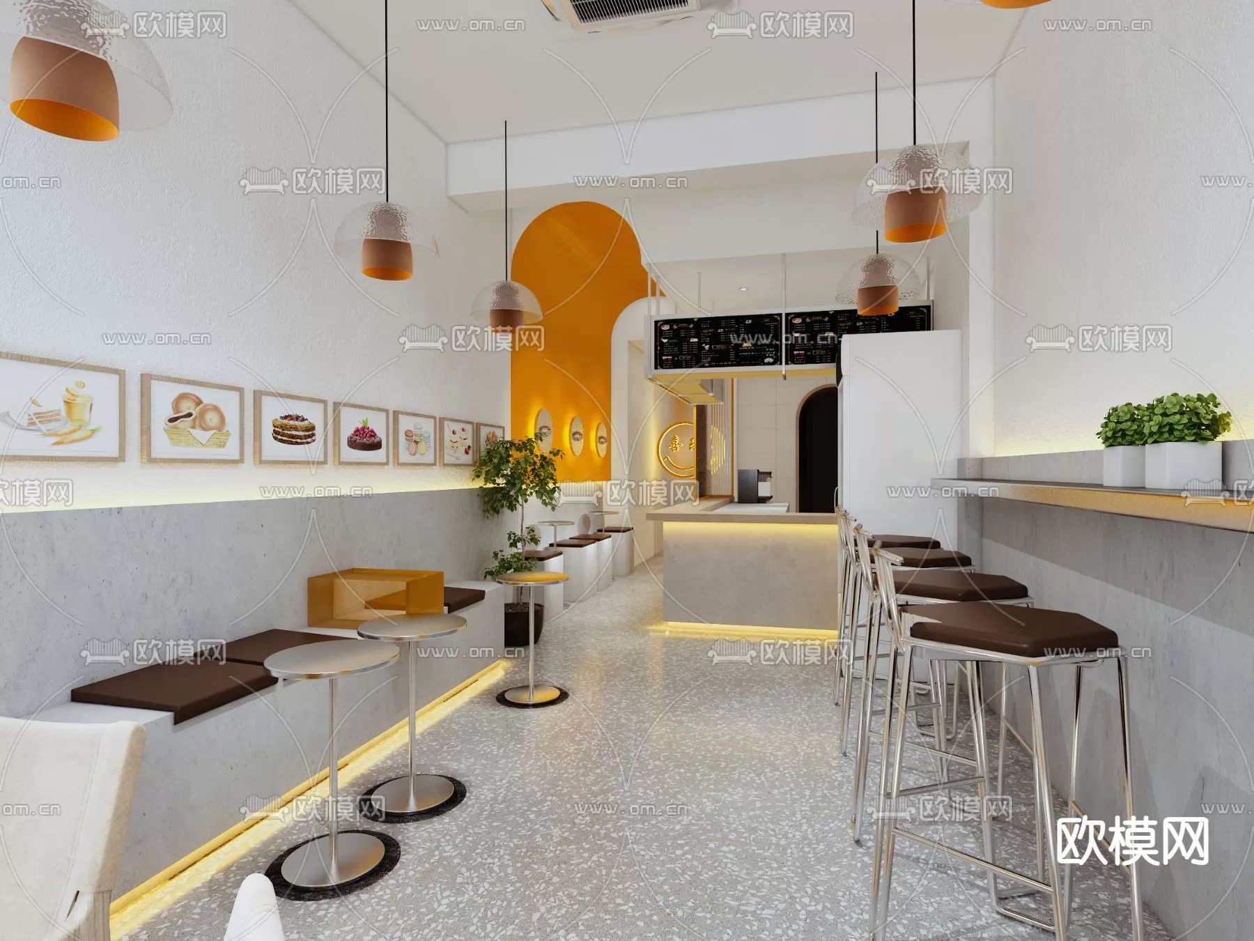 COFFEE SHOP 3D MODELS – 048 – PRO