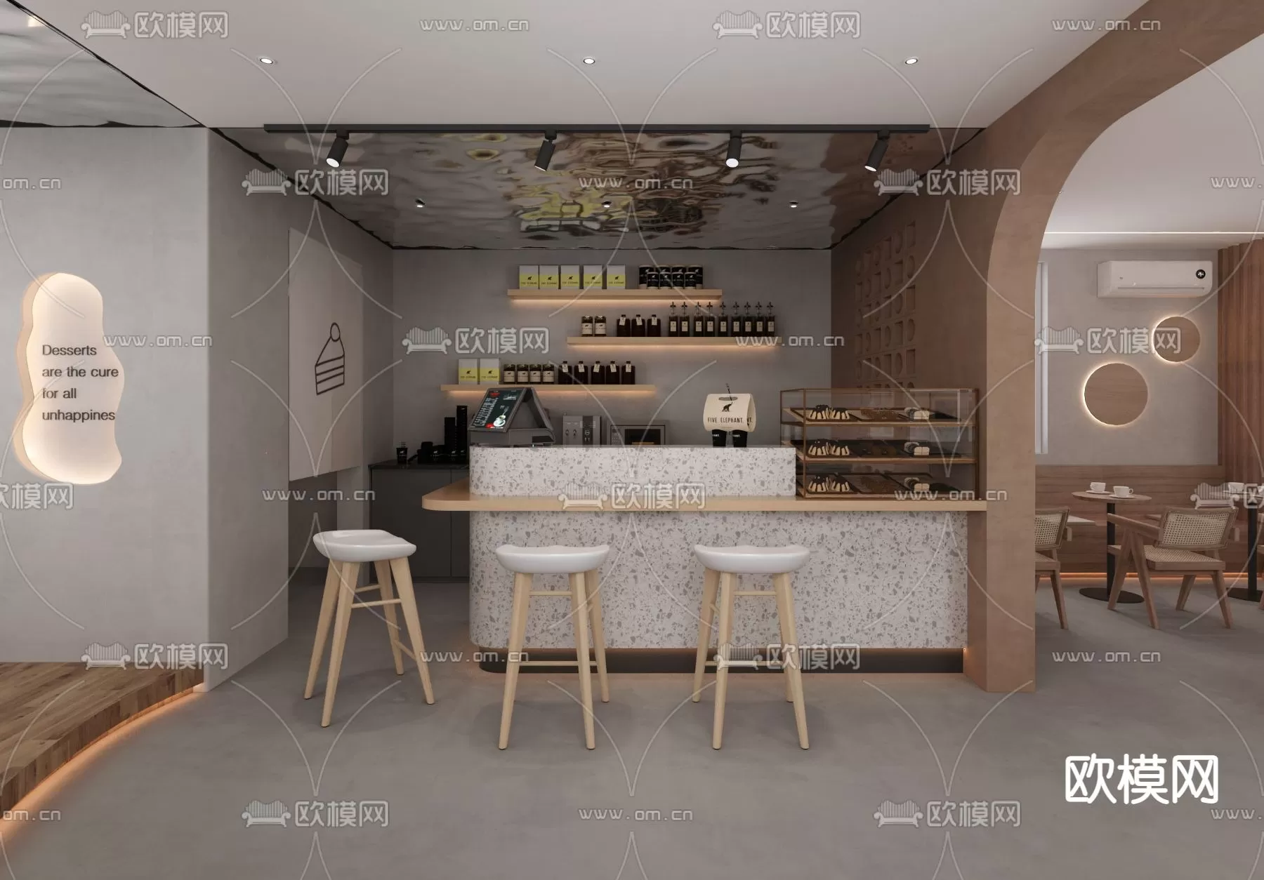 COFFEE SHOP 3D MODELS – 049 – PRO