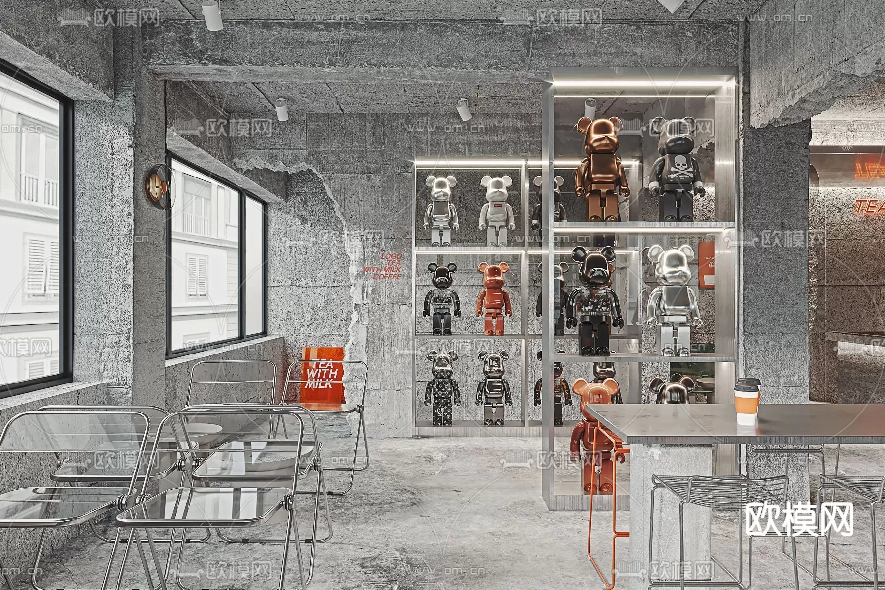 COFFEE SHOP 3D MODELS – 051 – PRO