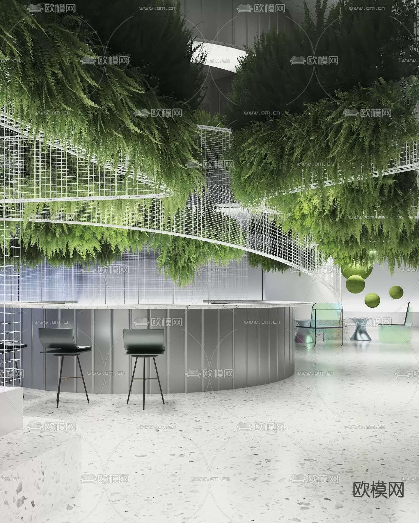 COFFEE SHOP 3D MODELS – 052 – PRO