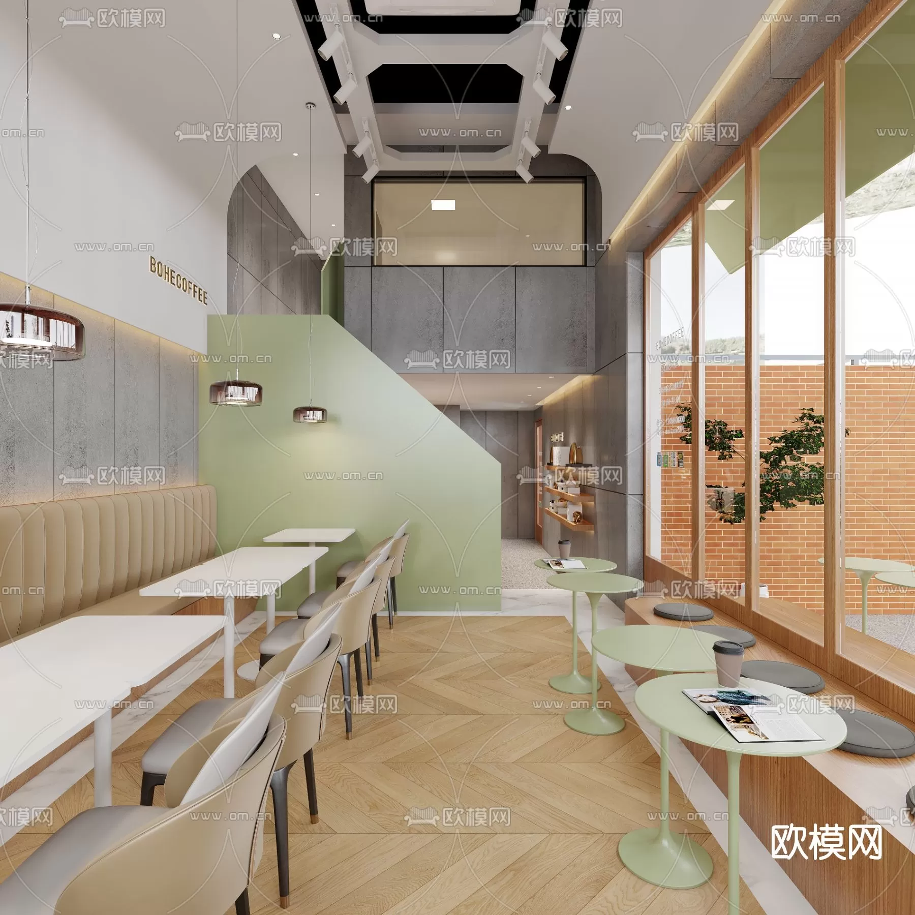 COFFEE SHOP 3D MODELS – 054 – PRO