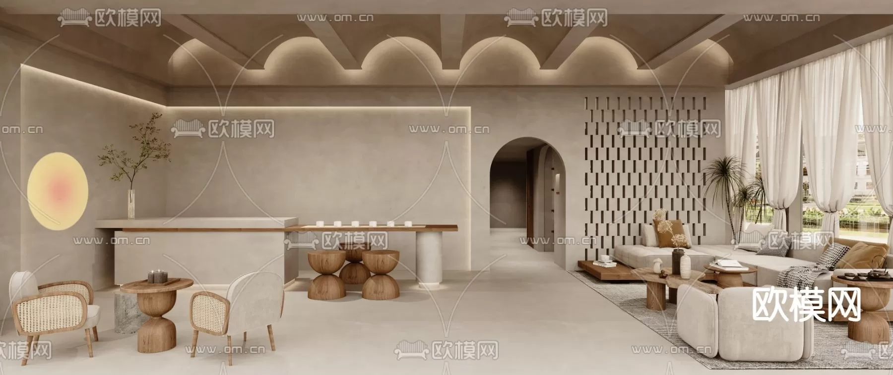 COFFEE SHOP 3D MODELS – 057 – PRO