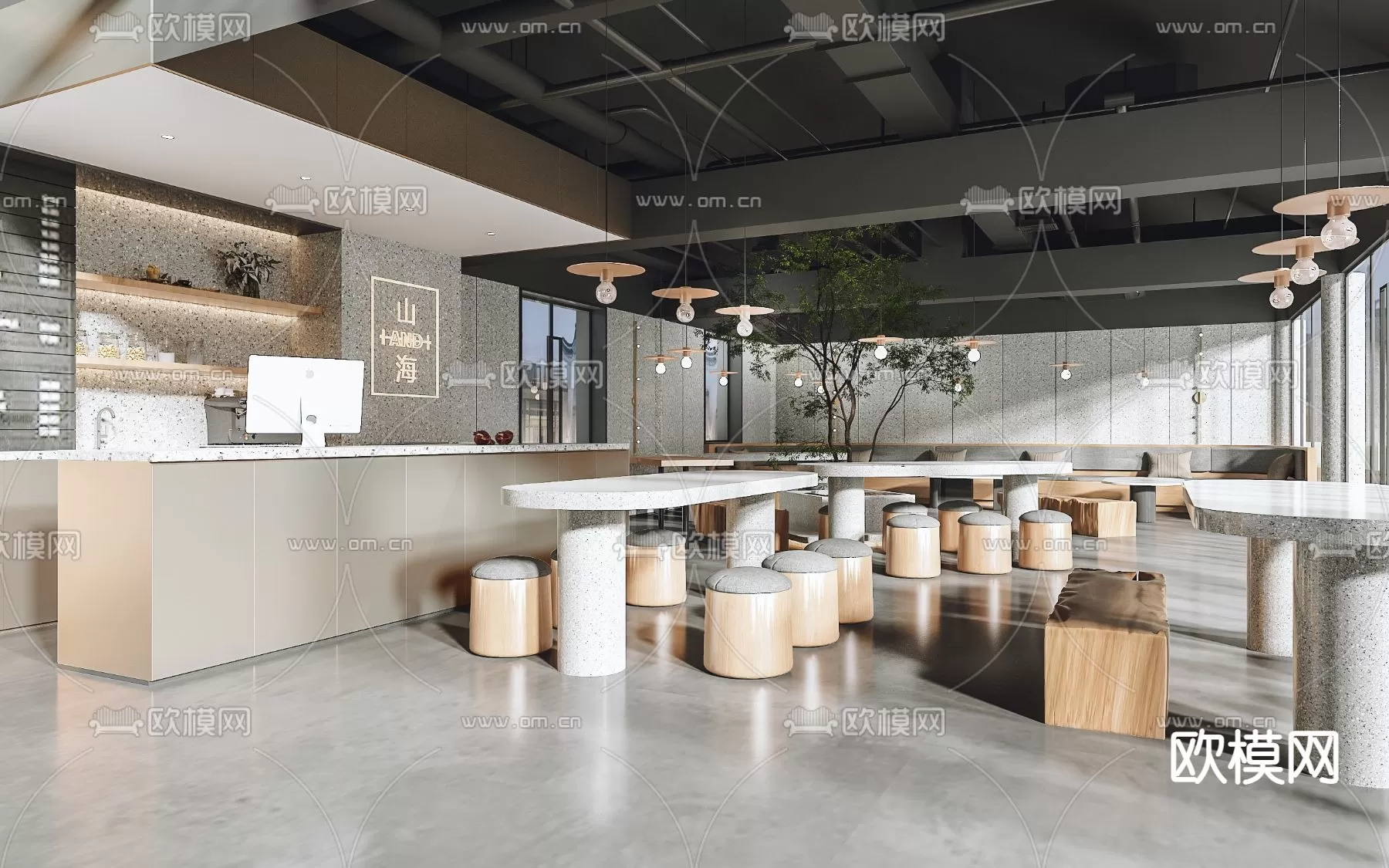 COFFEE SHOP 3D MODELS – 058 – PRO