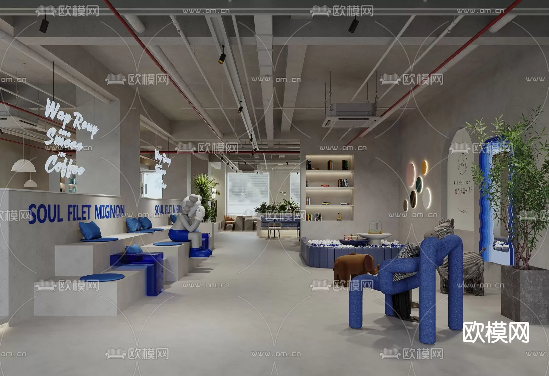 COFFEE SHOP 3D MODELS – 059 – PRO