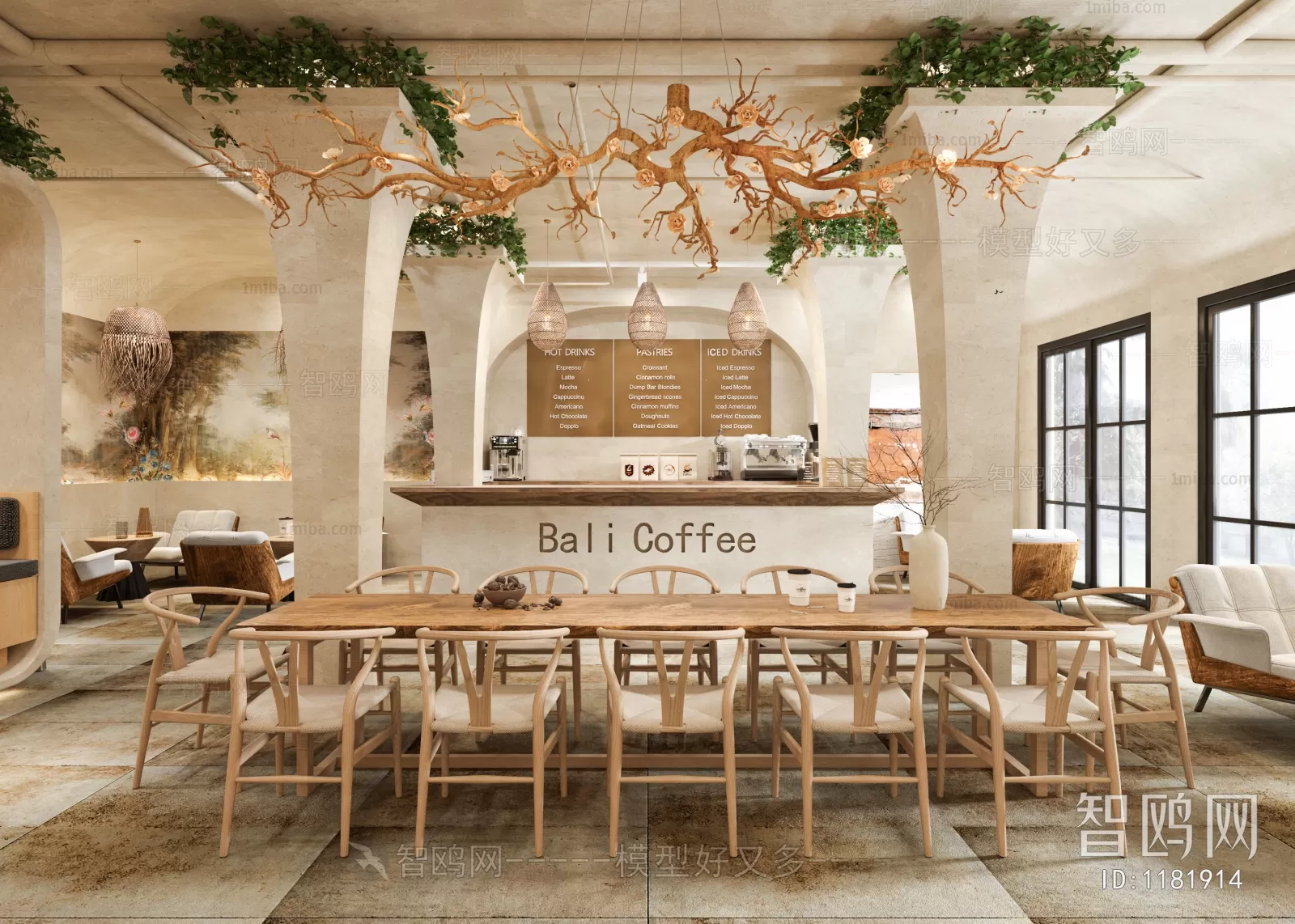 COFFEE SHOP 3D MODELS – 065 – PRO