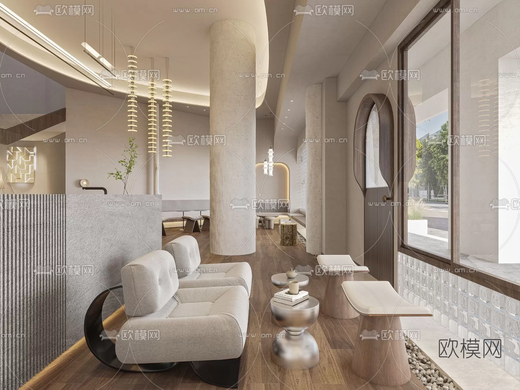 COFFEE SHOP 3D MODELS – 086 – PRO