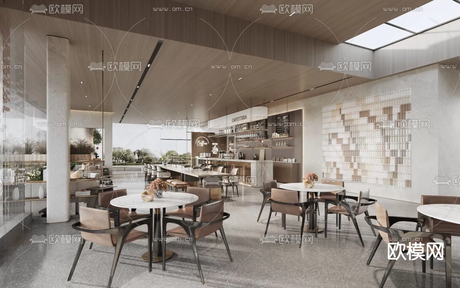 COFFEE SHOP 3D MODELS – 087 – PRO