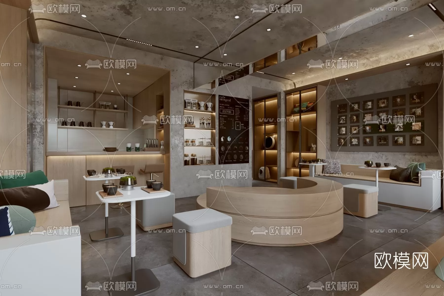 COFFEE SHOP 3D MODELS – 092 – PRO