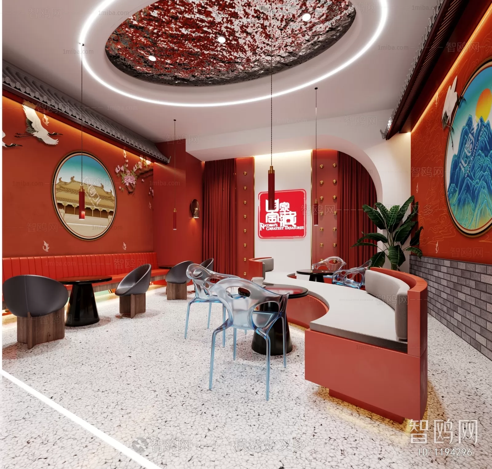 COFFEE SHOP 3D MODELS – 095 – PRO