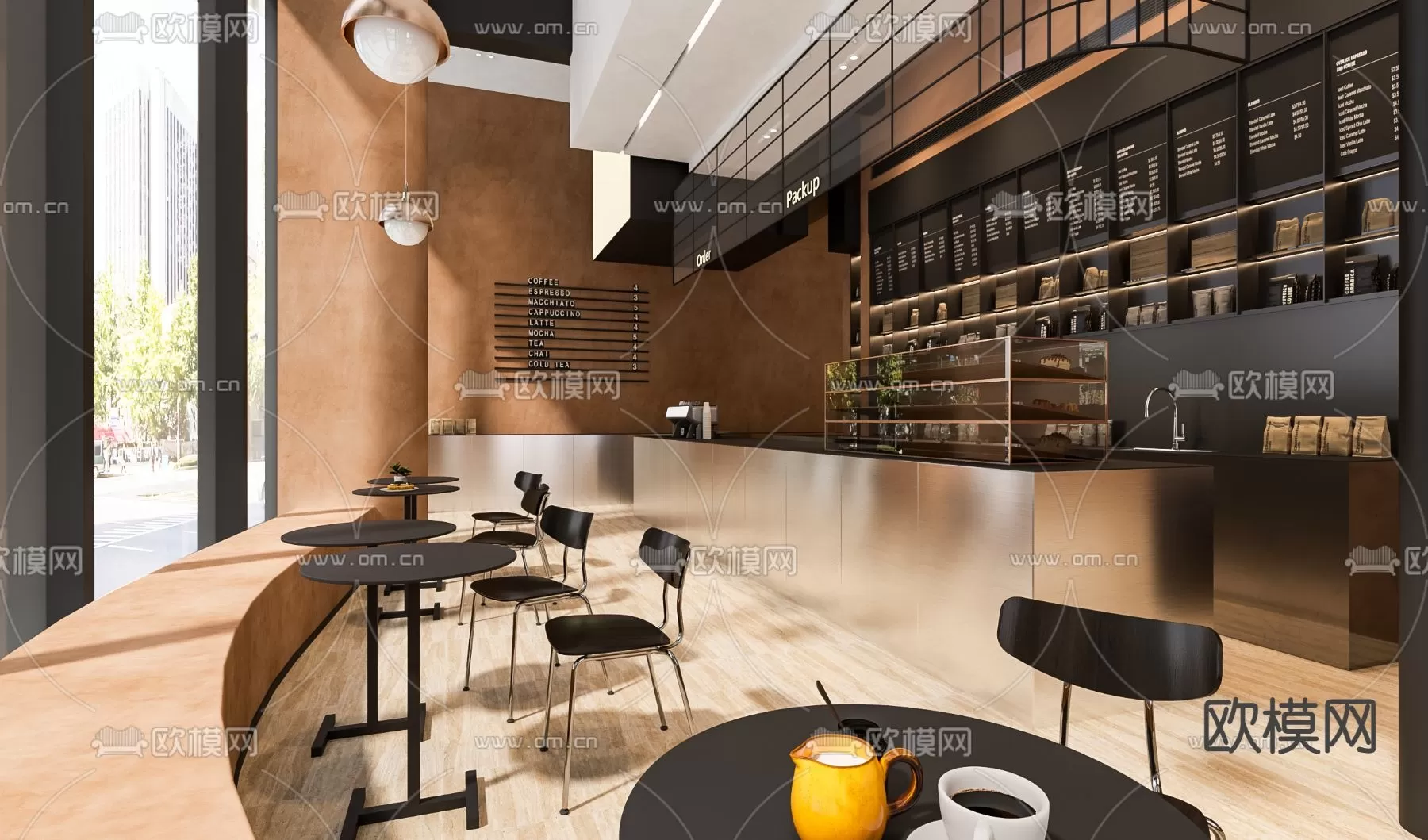 COFFEE SHOP 3D MODELS – 097 – PRO