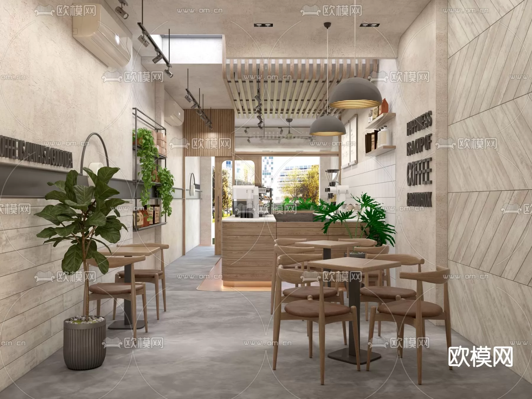 COFFEE SHOP 3D MODELS – 100 – PRO