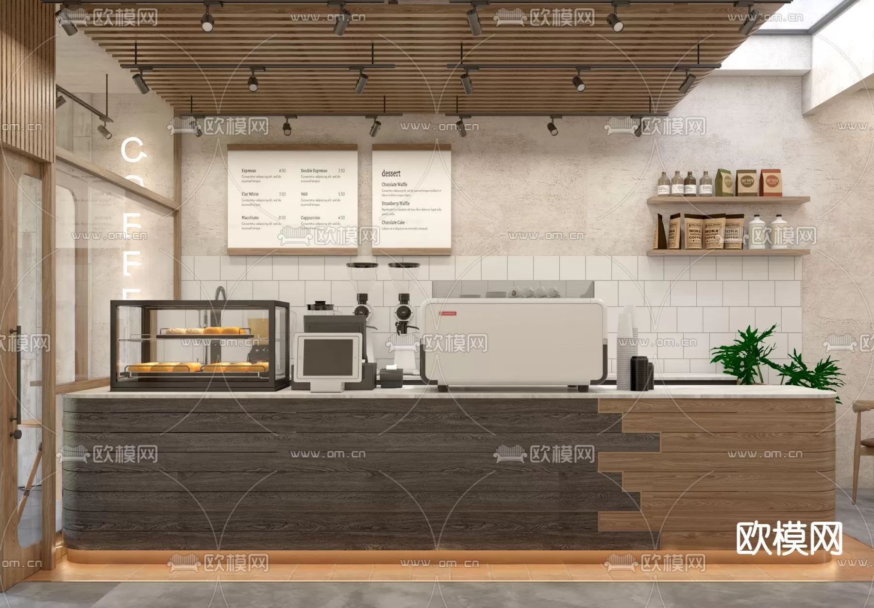 COFFEE SHOP 3D MODELS – 101 – PRO