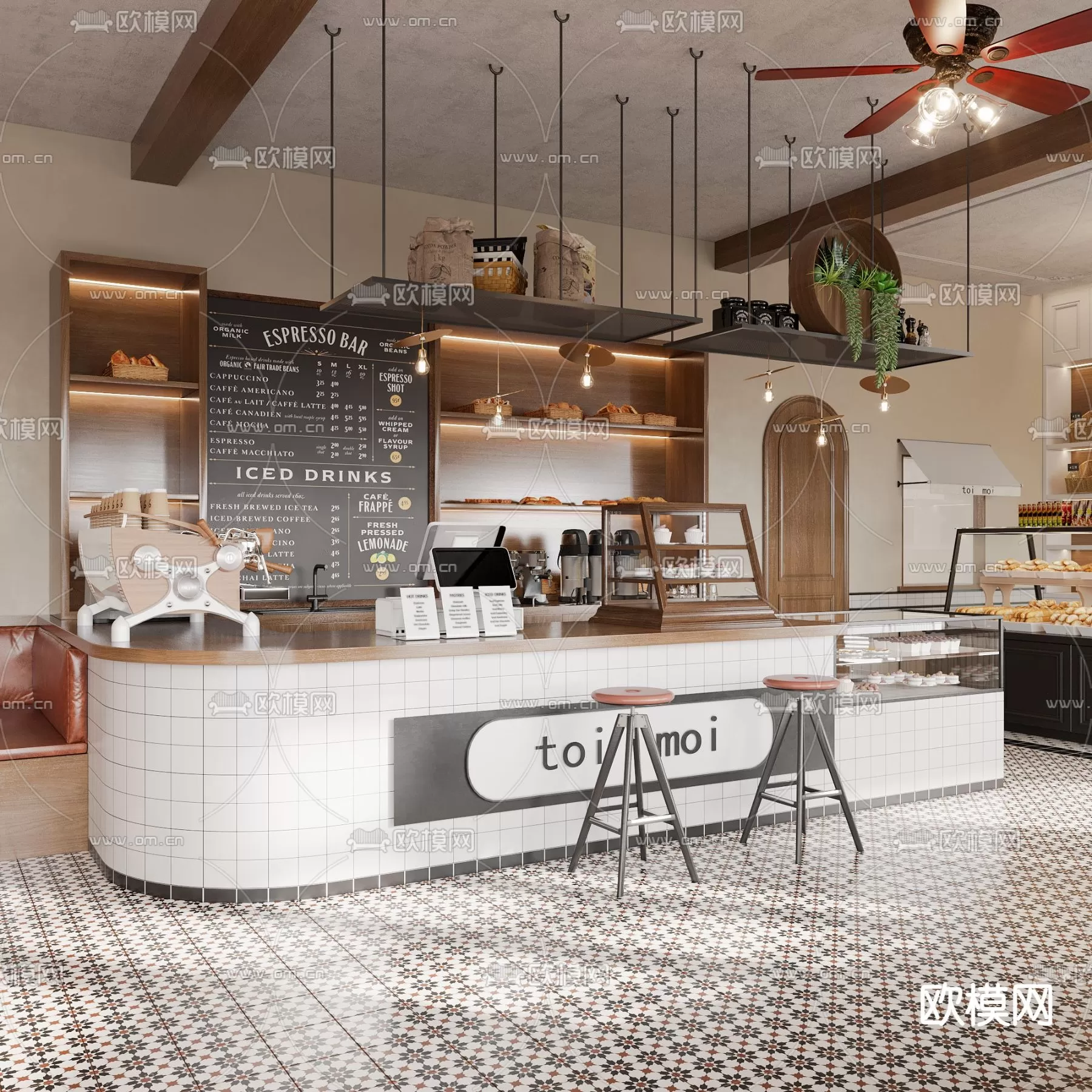 COFFEE SHOP 3D MODELS – 103 – PRO