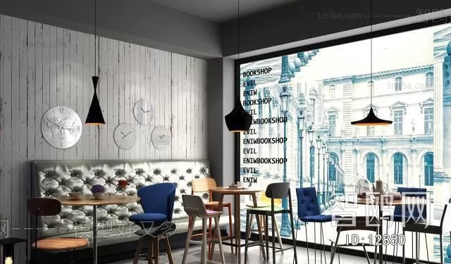 COFFEE SHOP 3D MODELS – 115 – PRO