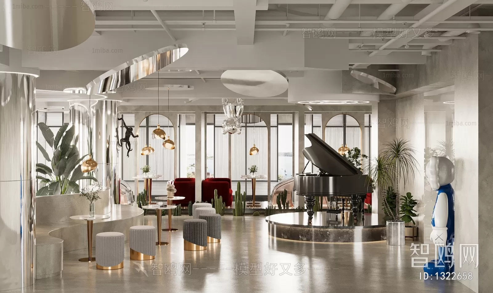 COFFEE SHOP 3D MODELS – 117 – PRO