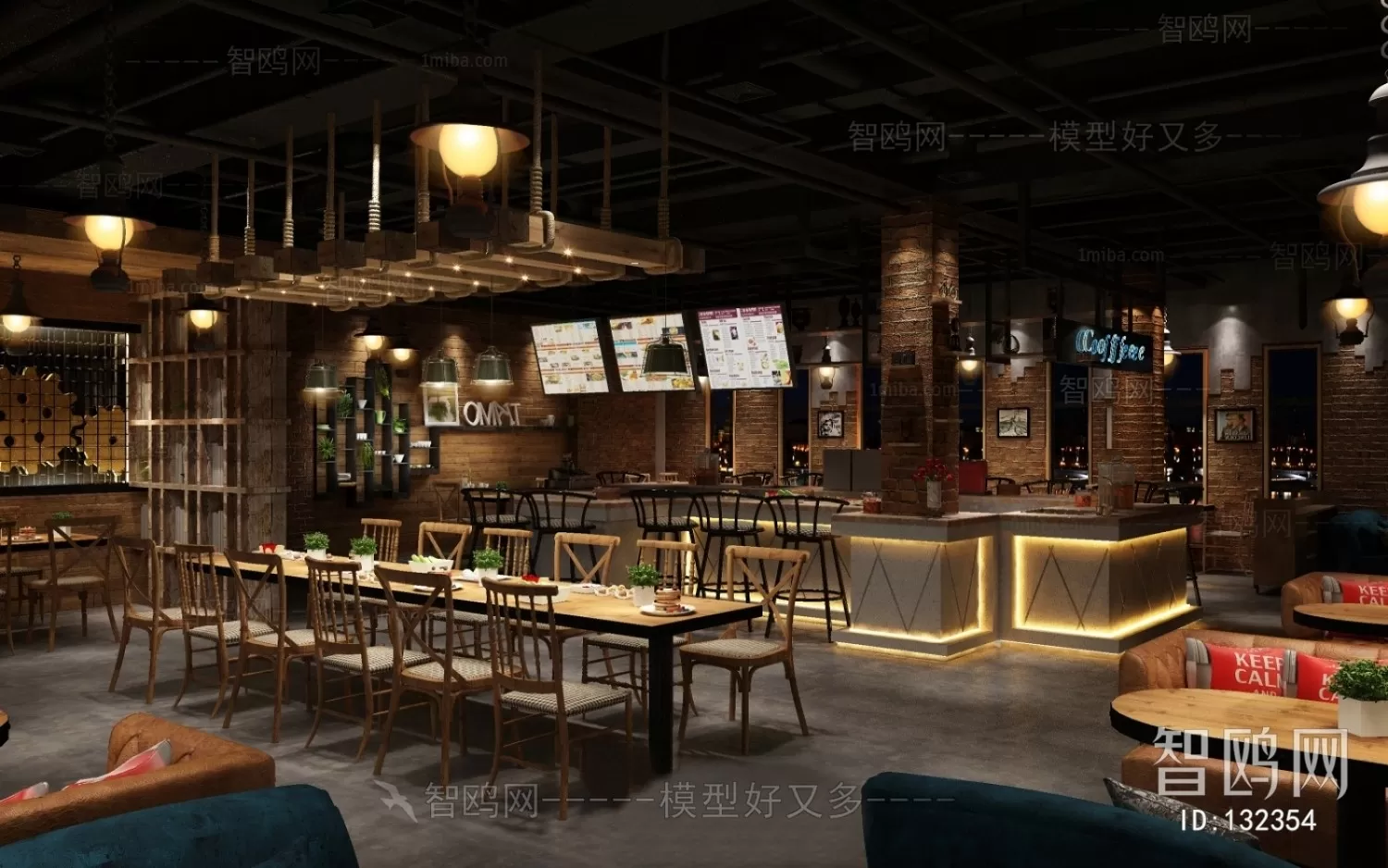 COFFEE SHOP 3D MODELS – 118 – PRO