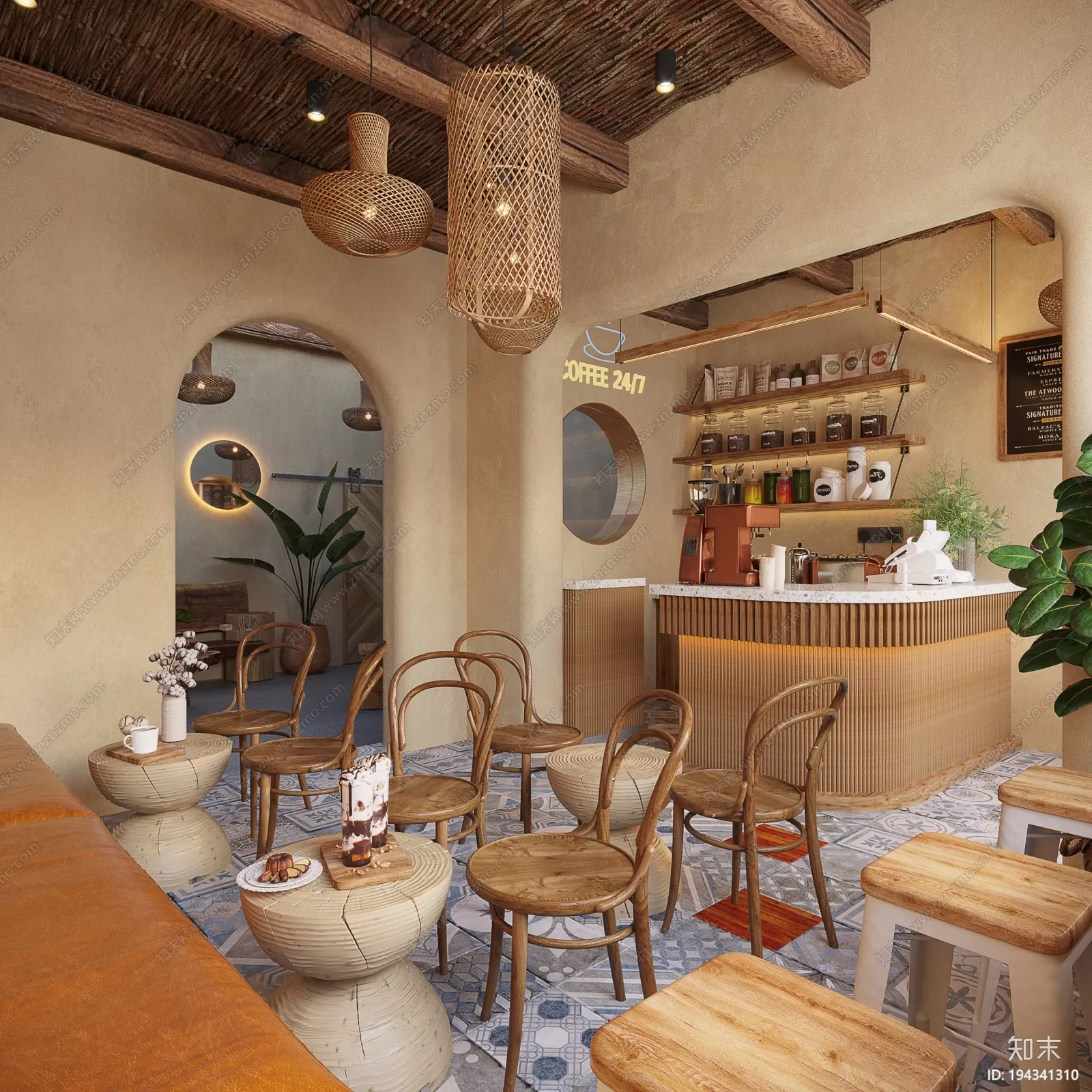 COFFEE SHOP 3D MODELS – 131 – PRO