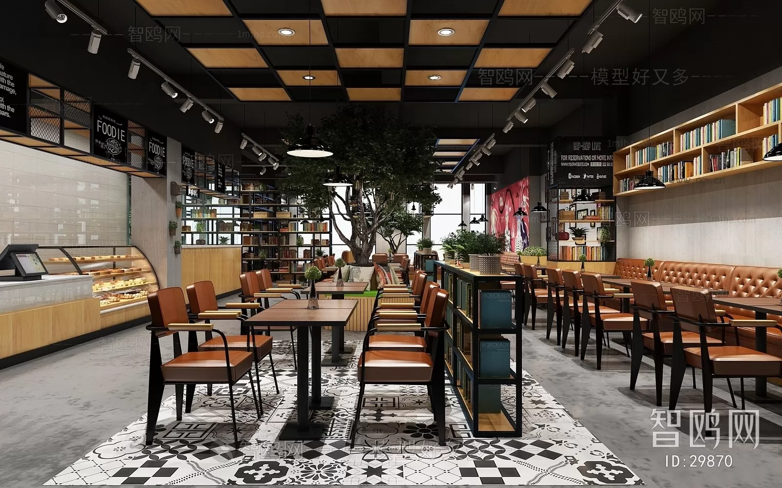 COFFEE SHOP 3D MODELS – 135 – PRO