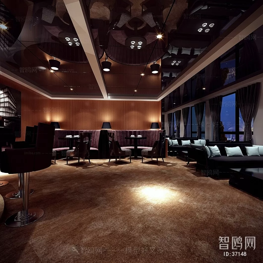 COFFEE SHOP 3D MODELS – 136 – PRO