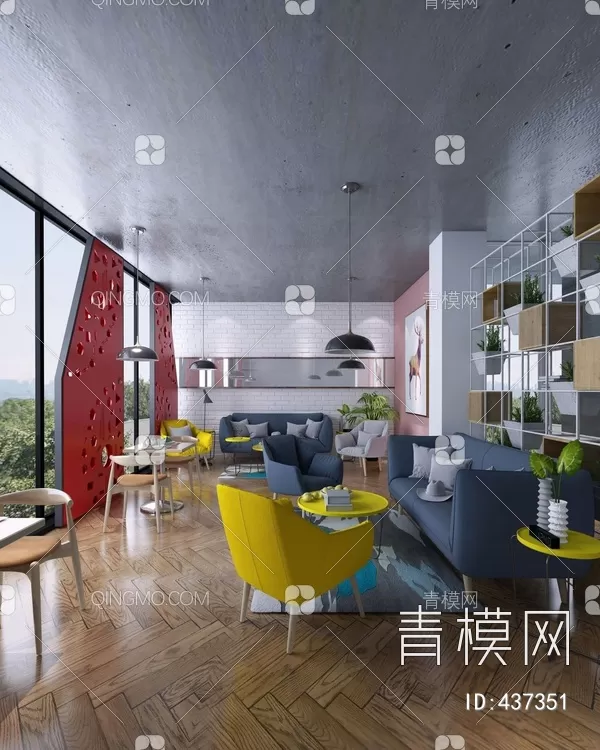 COFFEE SHOP 3D MODELS – 137 – PRO