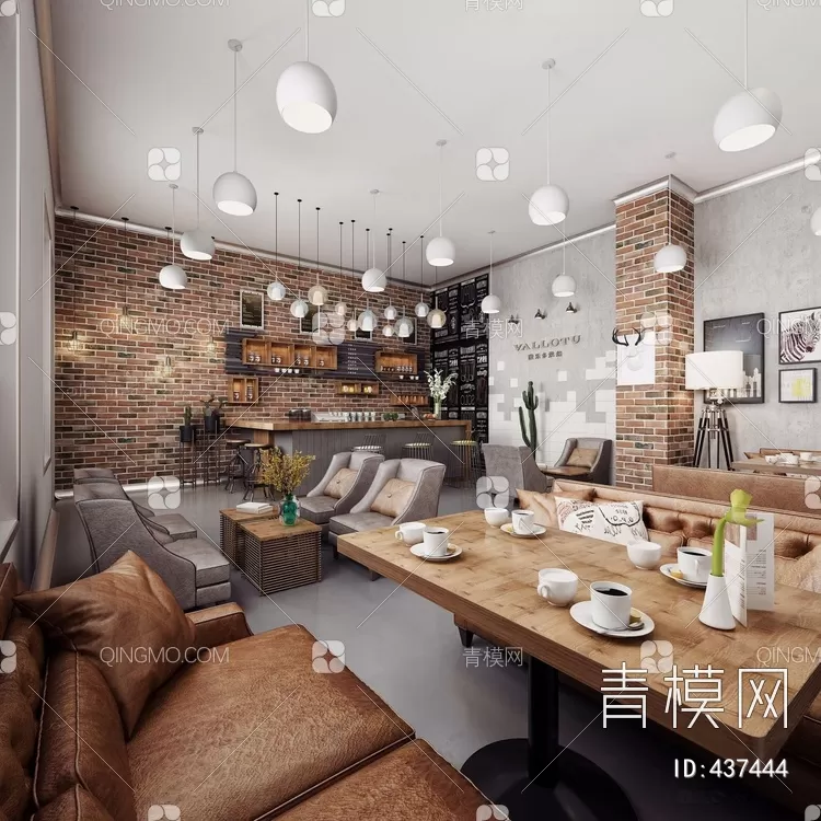 COFFEE SHOP 3D MODELS – 142 – PRO