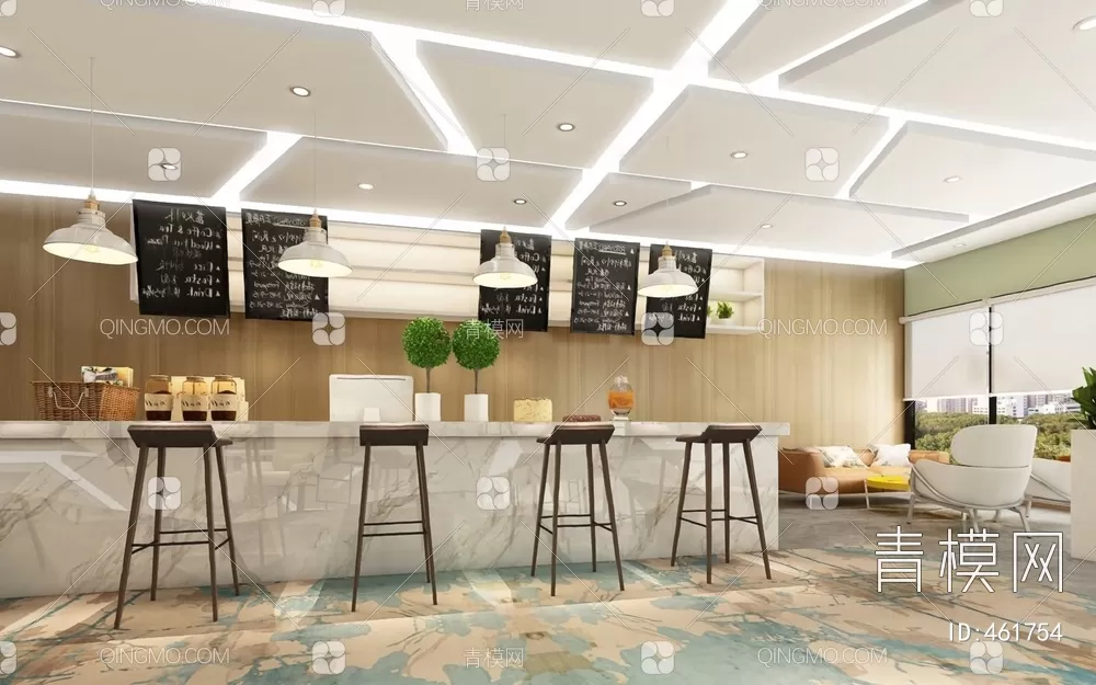 COFFEE SHOP 3D MODELS – 151 – PRO