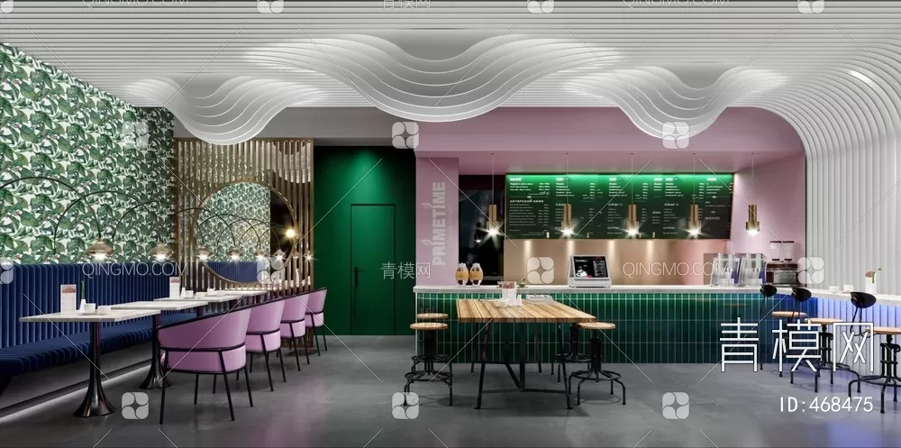 COFFEE SHOP 3D MODELS – 154 – PRO