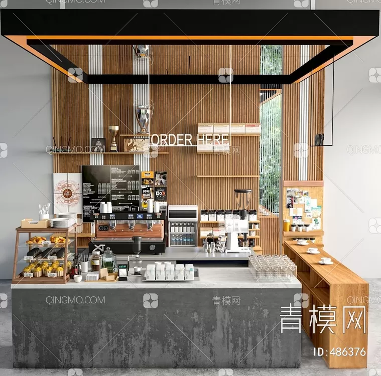 COFFEE SHOP 3D MODELS – 159 – PRO