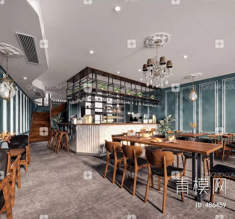 COFFEE SHOP 3D MODELS – 160 – PRO