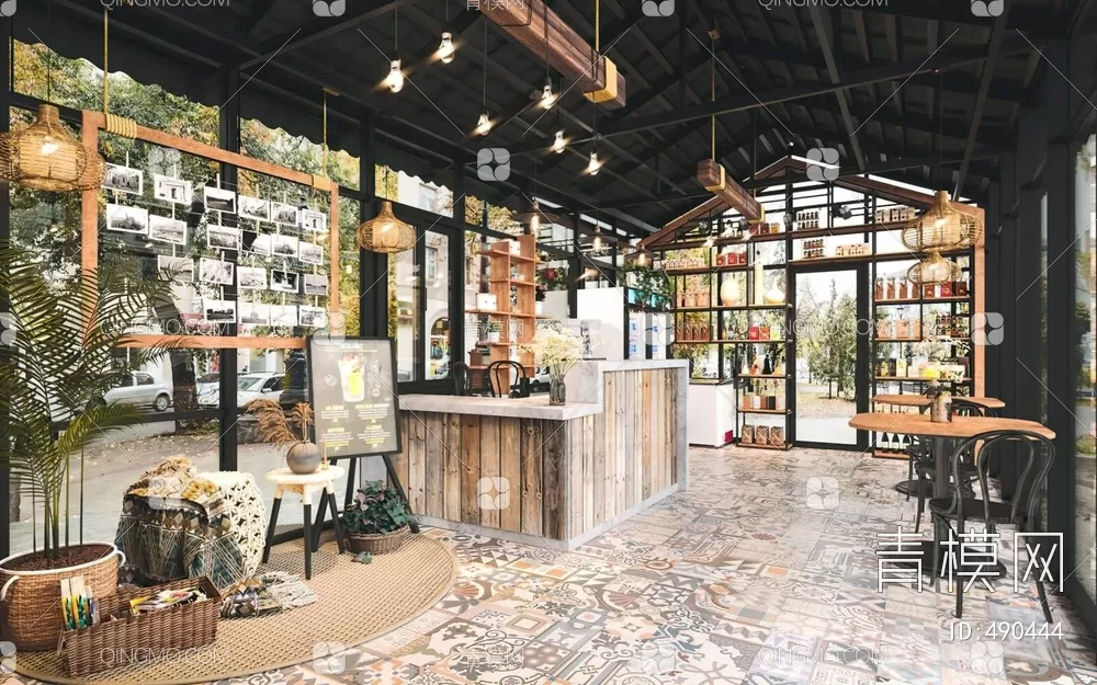 COFFEE SHOP 3D MODELS – 161 – PRO