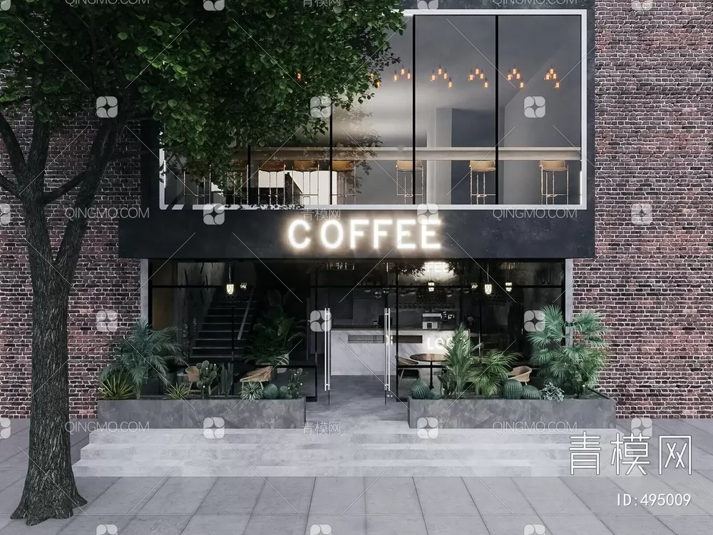 COFFEE SHOP 3D MODELS – 163 – PRO