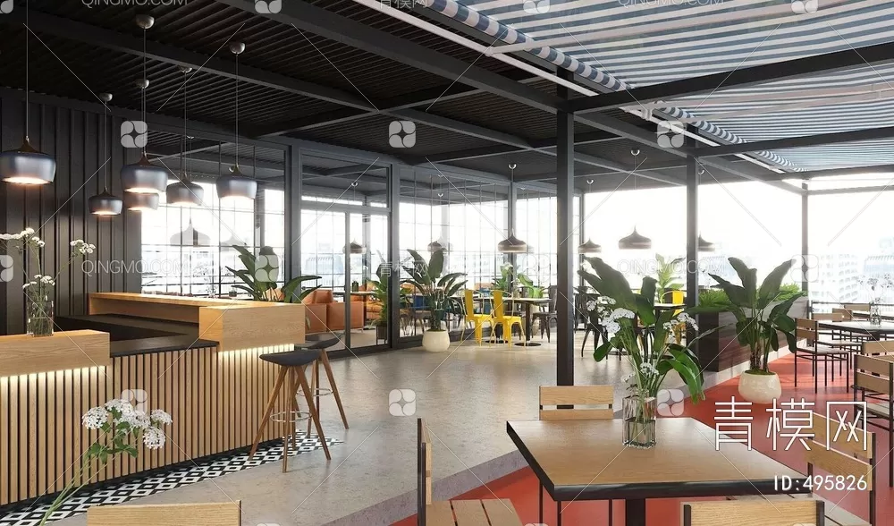 COFFEE SHOP 3D MODELS – 164 – PRO