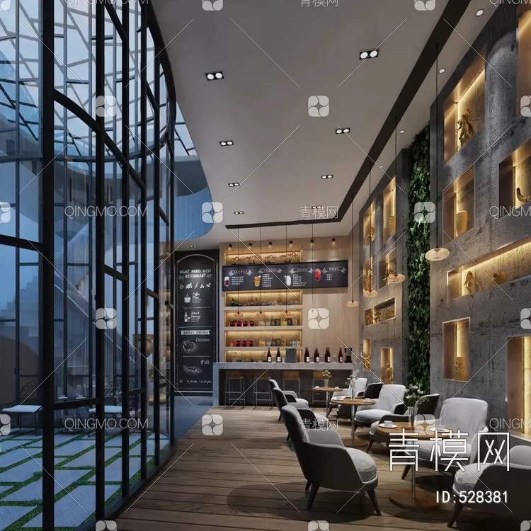 COFFEE SHOP 3D MODELS – 168 – PRO