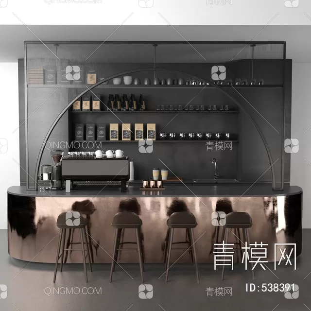 COFFEE SHOP 3D MODELS – 171 – PRO