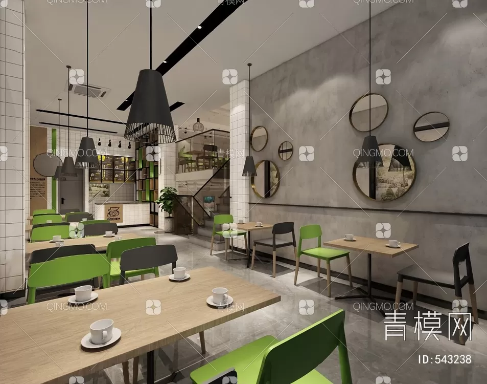 COFFEE SHOP 3D MODELS – 173 – PRO