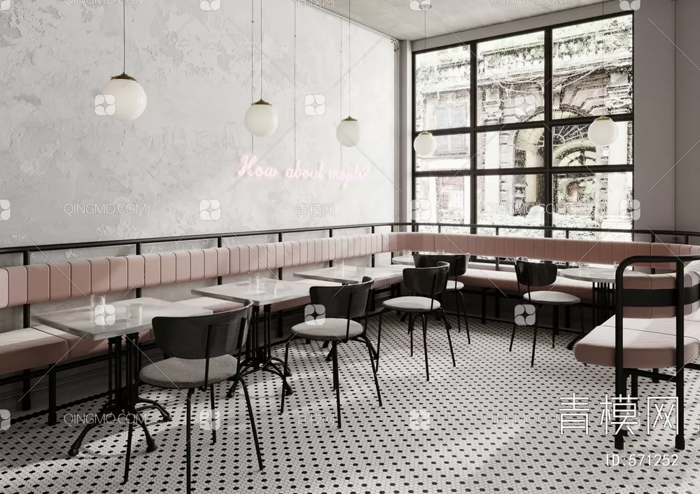 COFFEE SHOP 3D MODELS – 175 – PRO