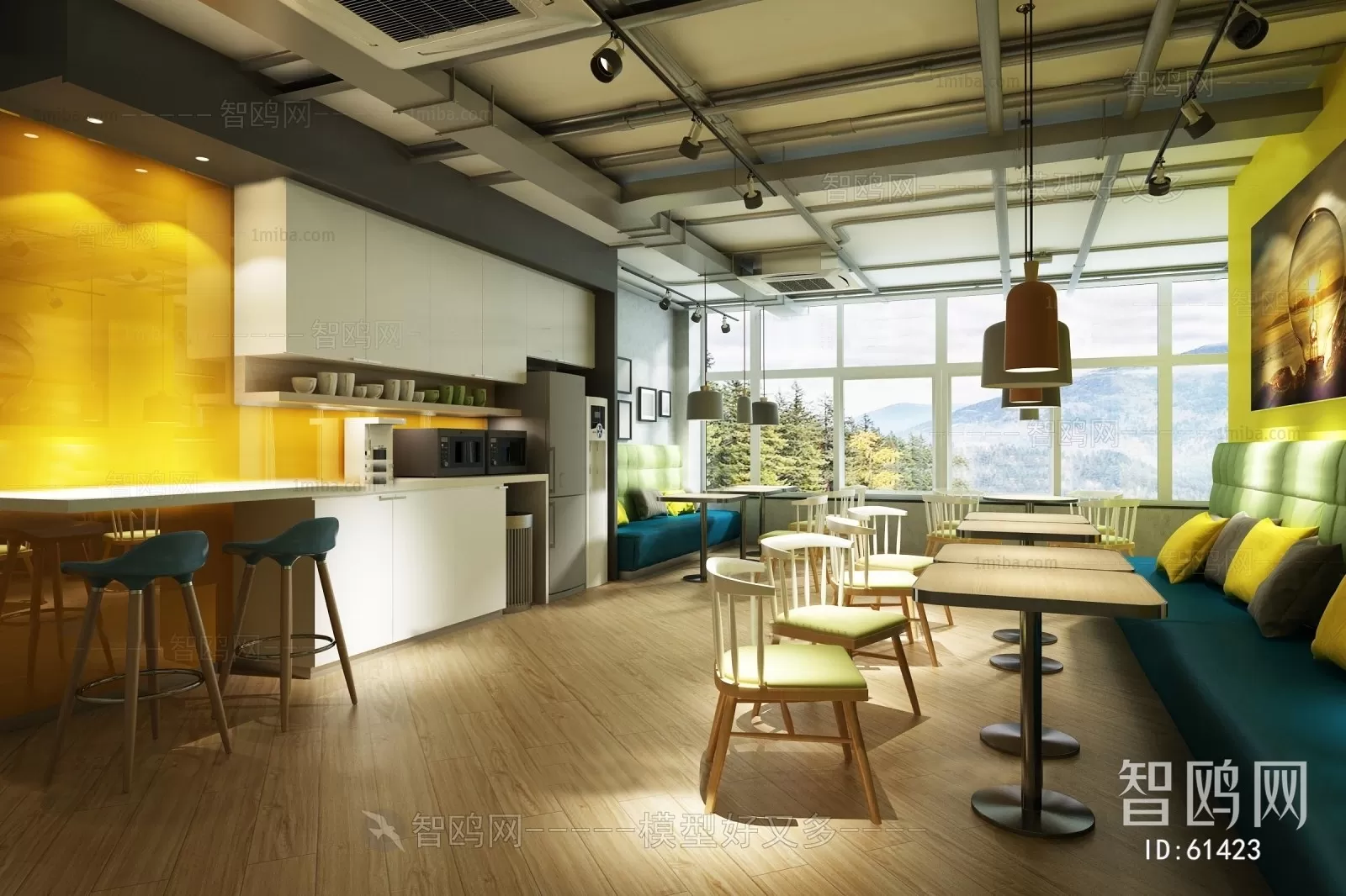 COFFEE SHOP 3D MODELS – 178 – PRO