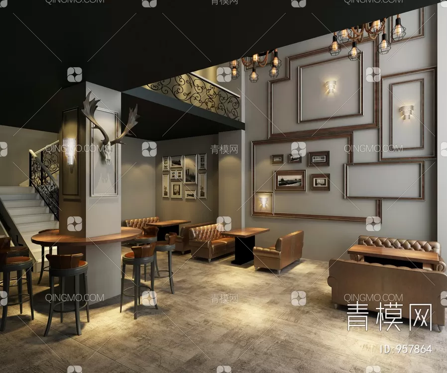 COFFEE SHOP 3D MODELS – 183 – PRO