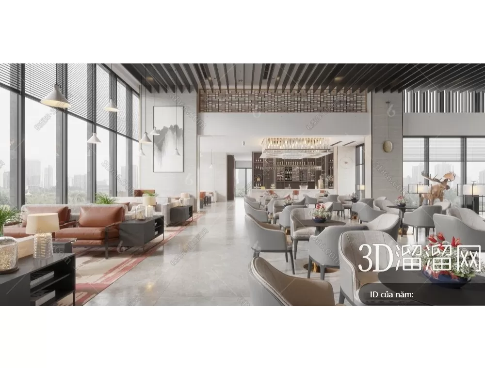 COFFEE SHOP 3D MODELS – 187 – PRO