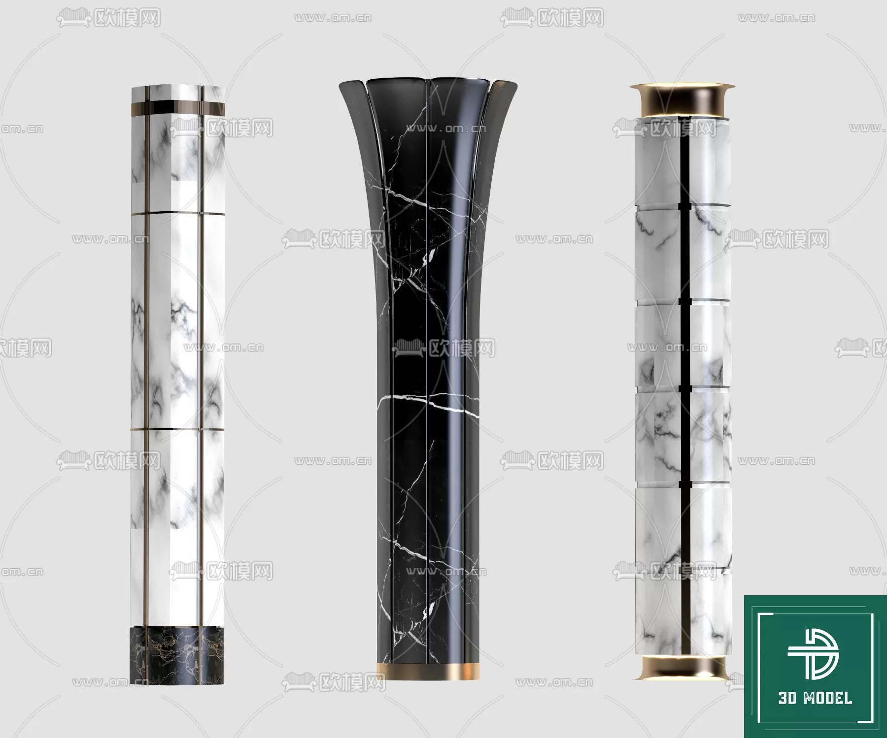 Pillar 3D Models – 3DS Max – 043 – PRO