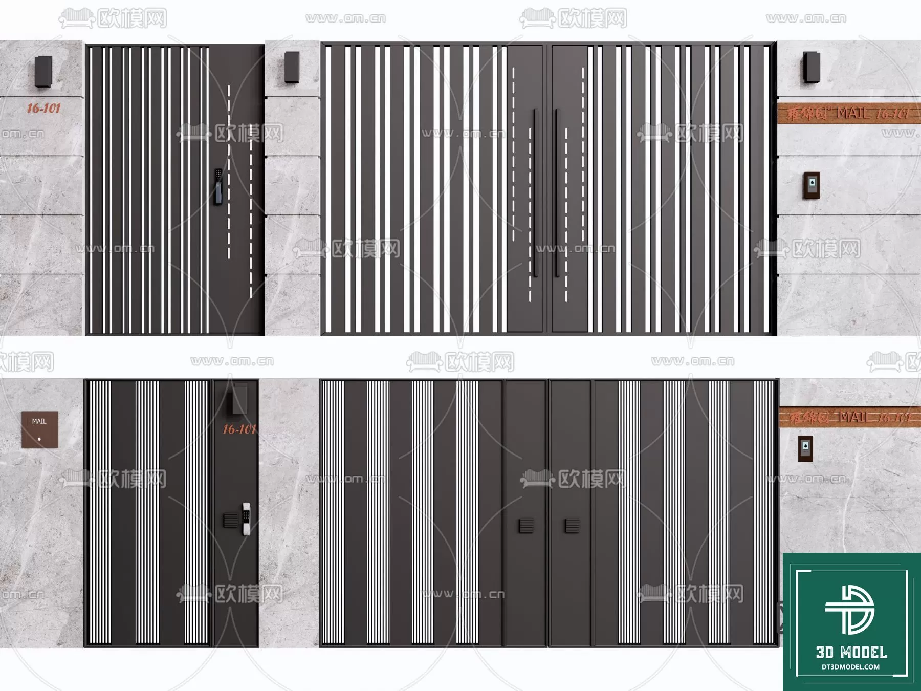 WINDOWS – DOORS – 3DSKYMODELS – 014 – PRO