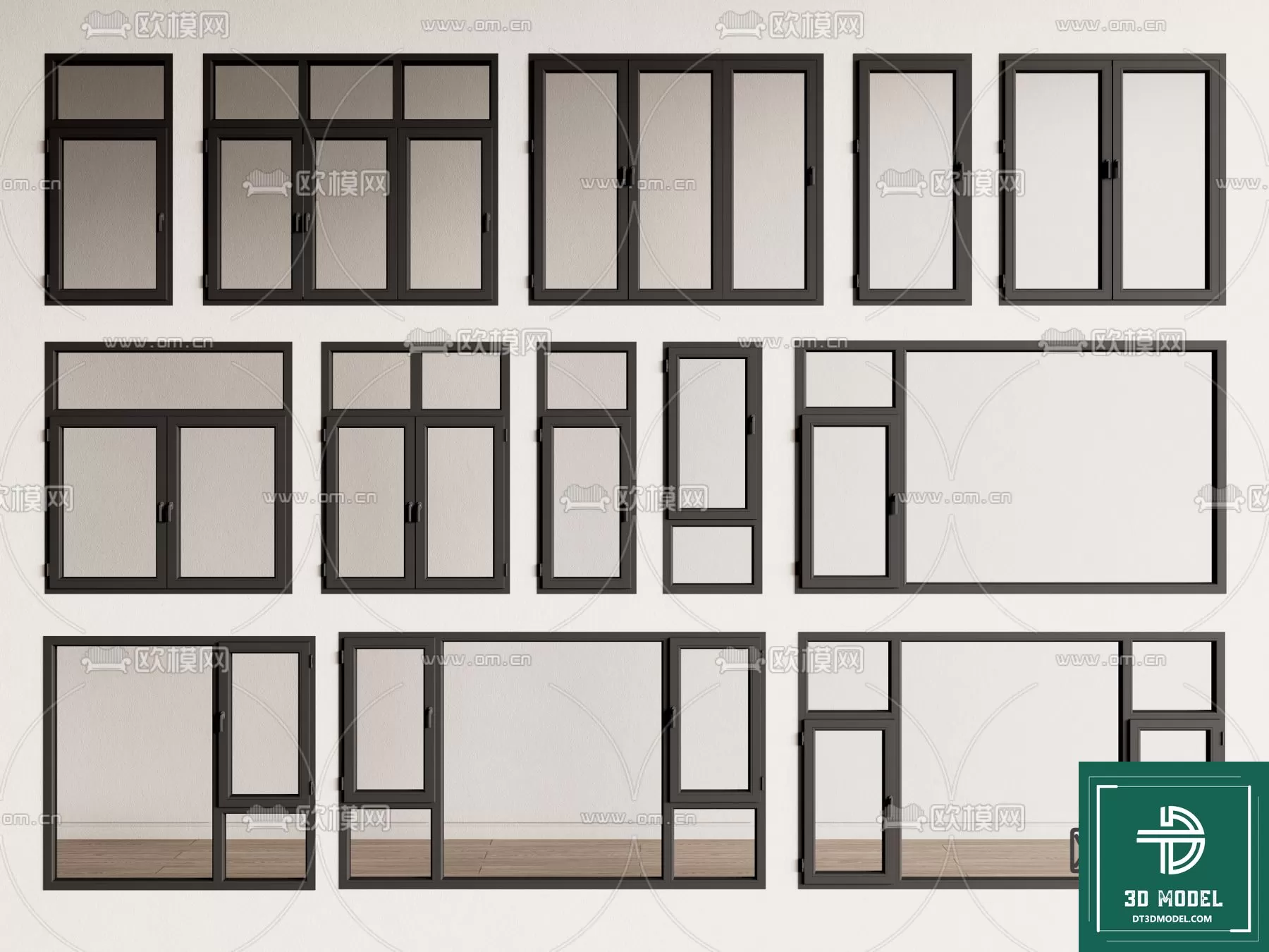 WINDOWS – DOORS – 3DSKYMODELS – 022 – PRO